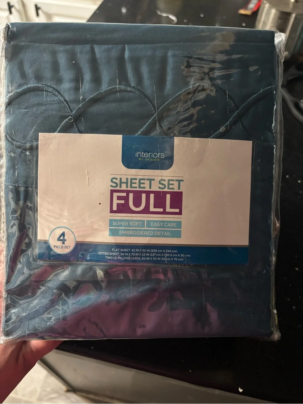 Full Sheet Set in Teal - 4 Piece